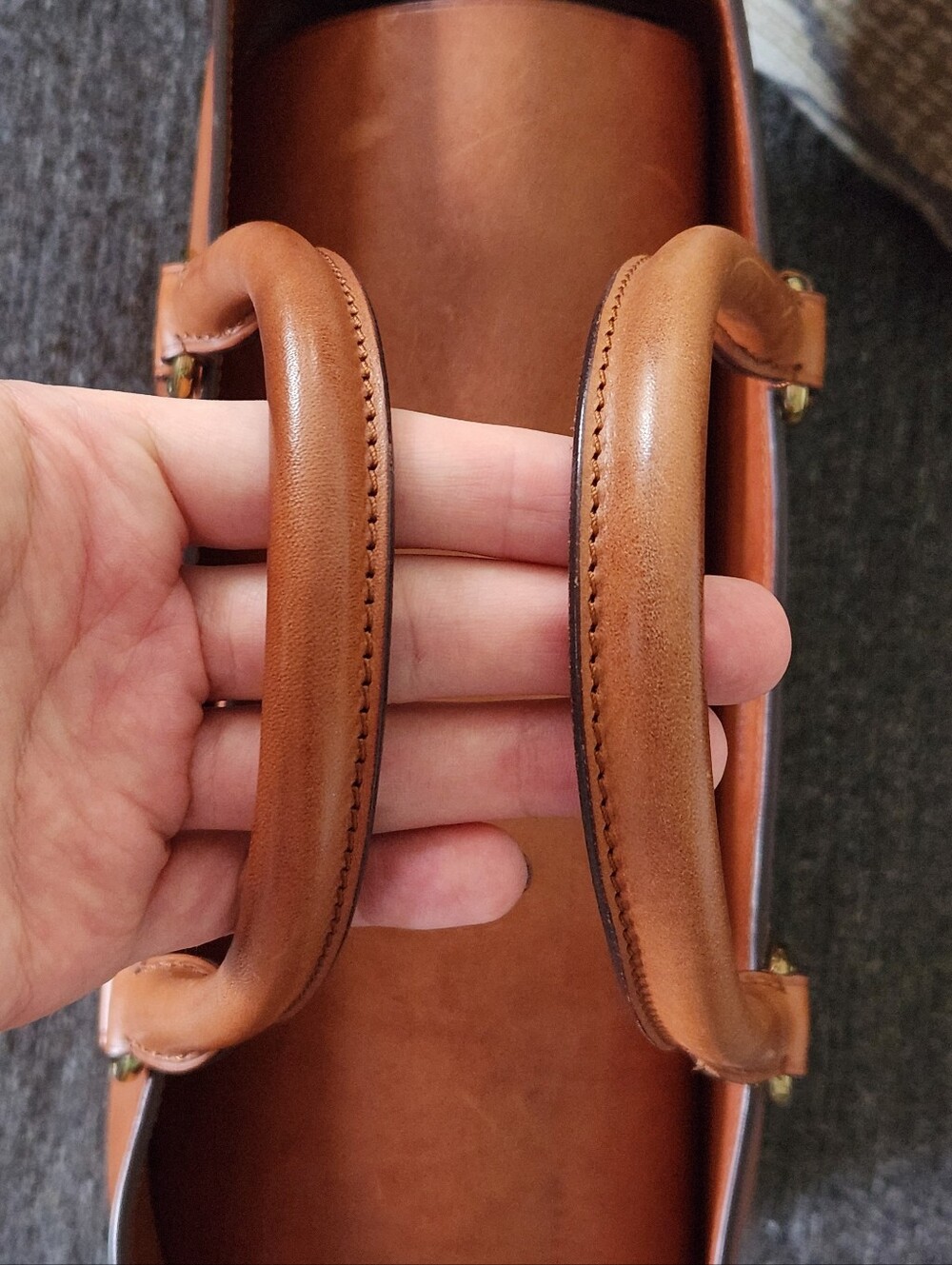 🐎RARE Ralph Lauren🐎 - Heritage Proprietor Leather Tote Bag w/Crossbody Strap - Picture 7 of 13